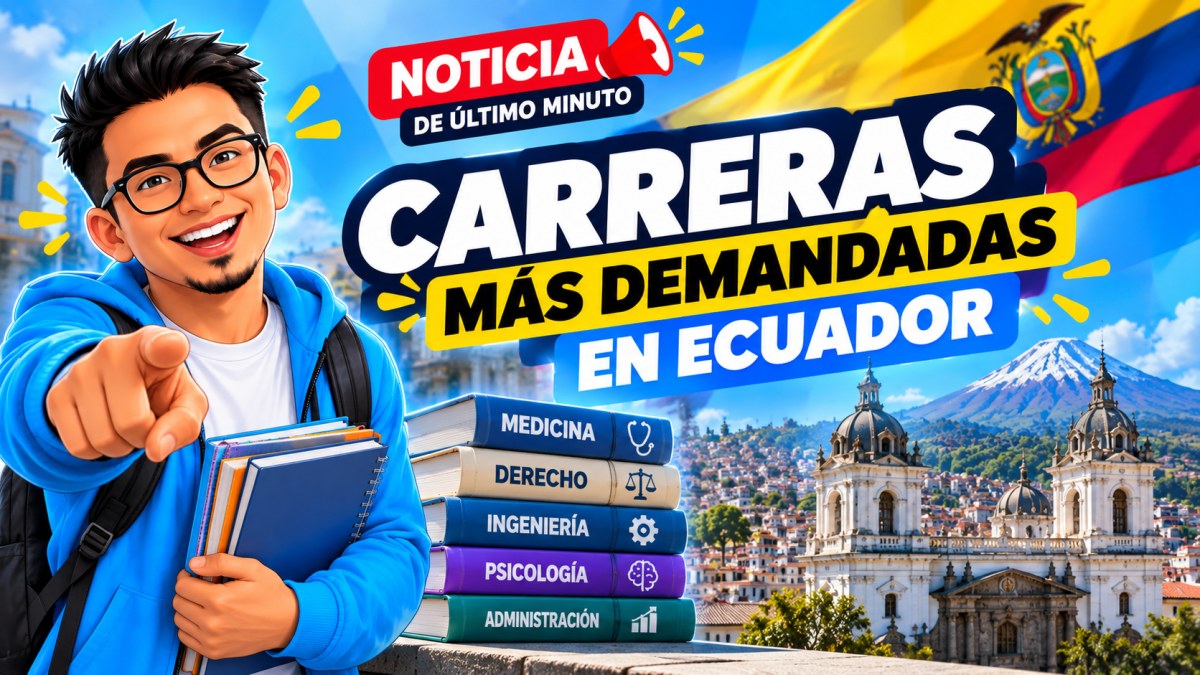 Las 16 carreras más demandadas en Ecuador: ¿dónde puedes estudiarlas?